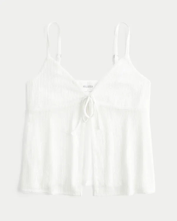 Shimmer Flyaway Babydoll Top