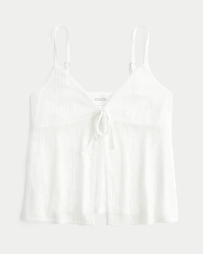 Shimmer Flyaway Babydoll Top