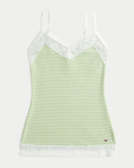 Lace Trim Layering Cami