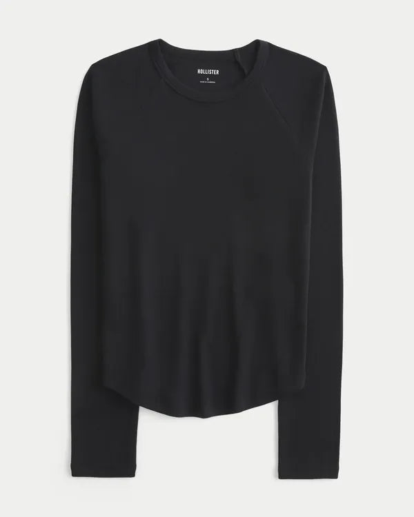 Long-Sleeve Raglan Crew T-Shirt