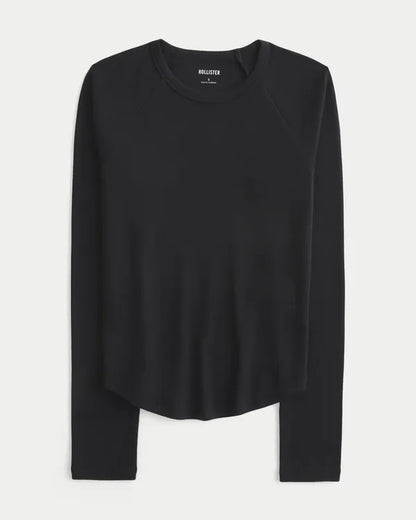 Long-Sleeve Raglan Crew T-Shirt