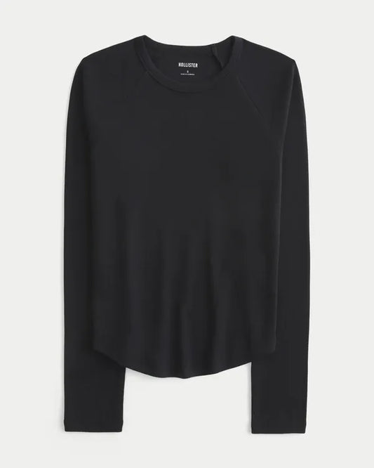 Long-Sleeve Raglan Crew T-Shirt