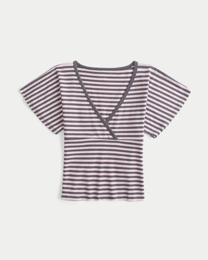 Wrap V-Neck Top