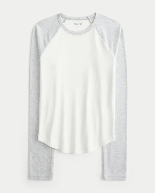 Long-Sleeve Raglan Crew T-Shirt