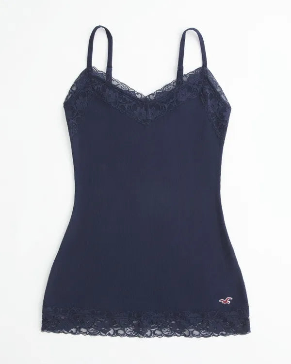 Lace Trim Layering Cami