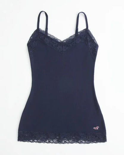 Lace Trim Layering Cami