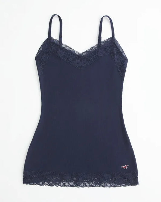 Lace Trim Layering Cami