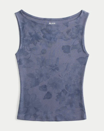 Slash-Neck Tank