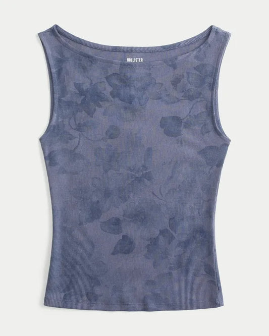 Slash-Neck Tank