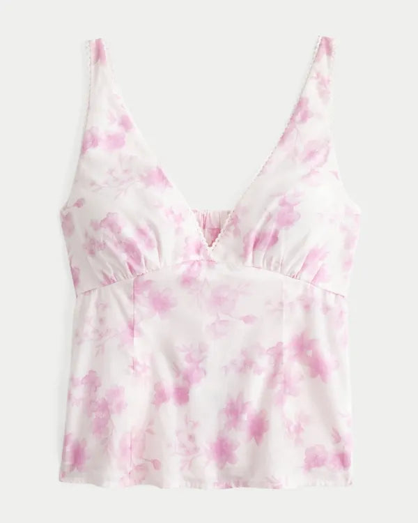 Lace Trim Tank