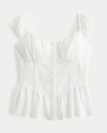 Sweetheart Peplum Top