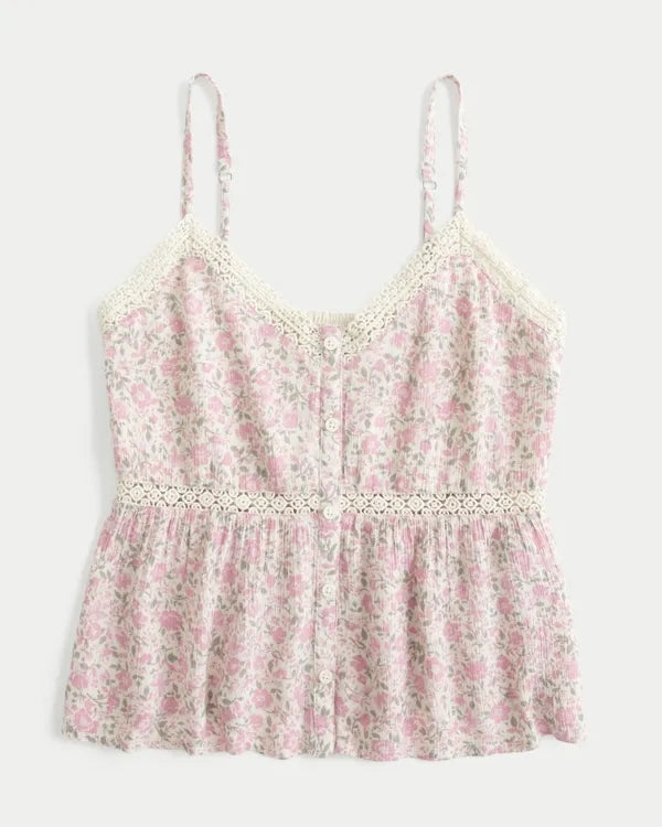 V-Neck Babydoll Tank