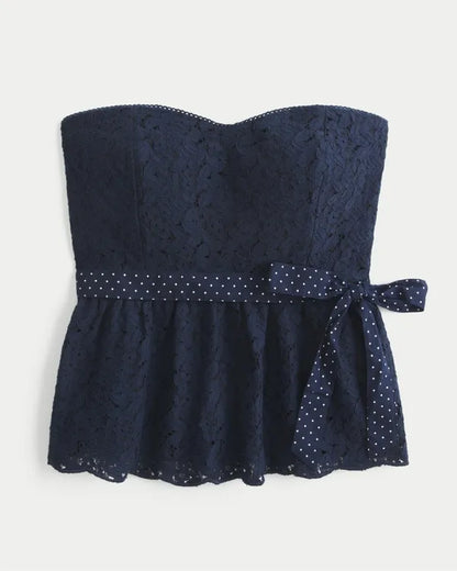 All-Over Lace 2-in-1 Top