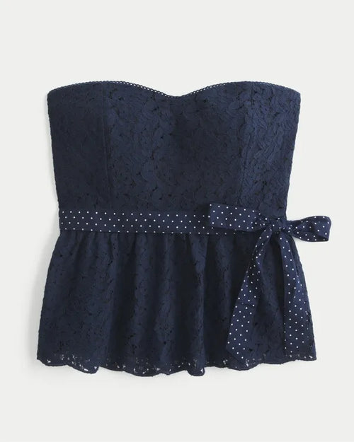 All-Over Lace 2-in-1 Top