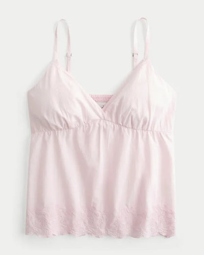 Embroidered Sequin Tank