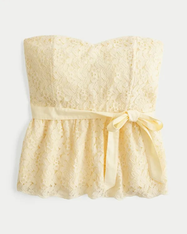 All-Over Lace 2-in-1 Top