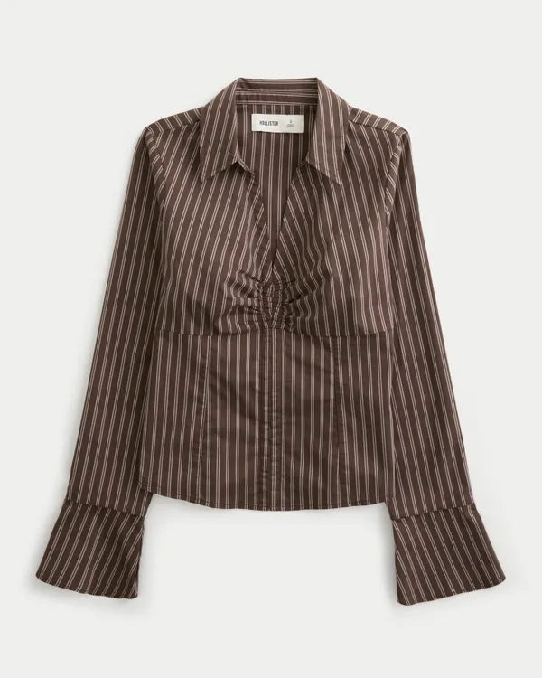 Hollister Ciara Bell Sleeve Shirt
