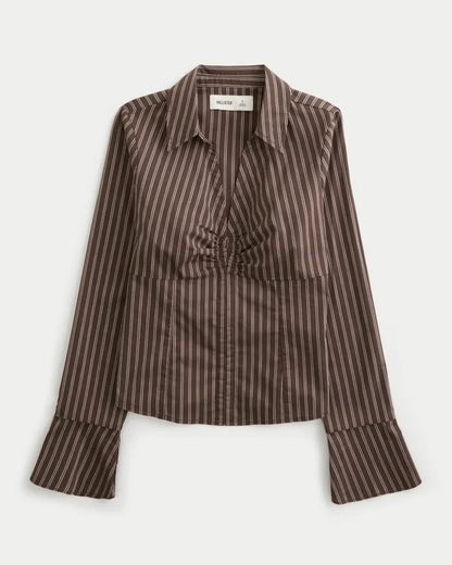Hollister Ciara Bell Sleeve Shirt