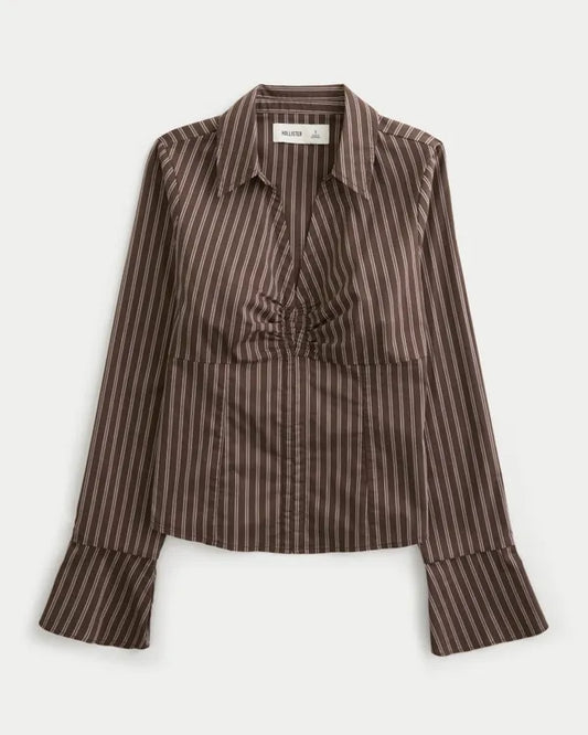 Hollister Ciara Bell Sleeve Shirt