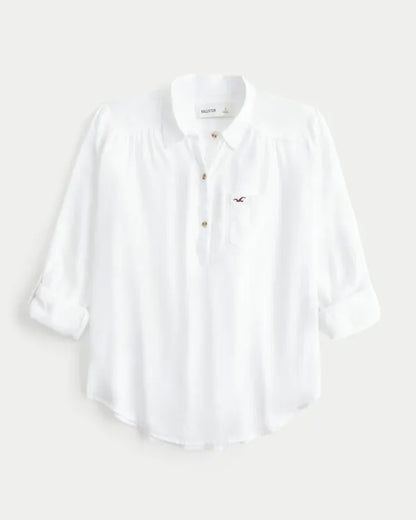 Hollister Pearl Popover Shirt