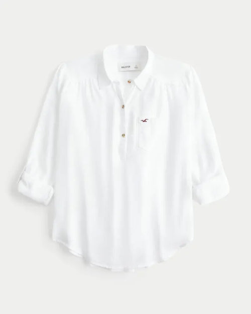Hollister Pearl Popover Shirt