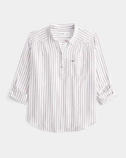 Hollister Pearl Popover Shirt