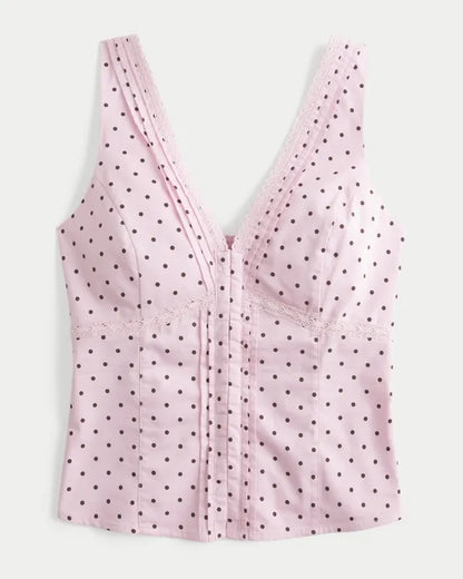 Lace Trim Tank
