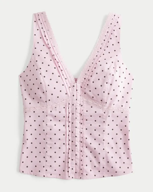Lace Trim Tank