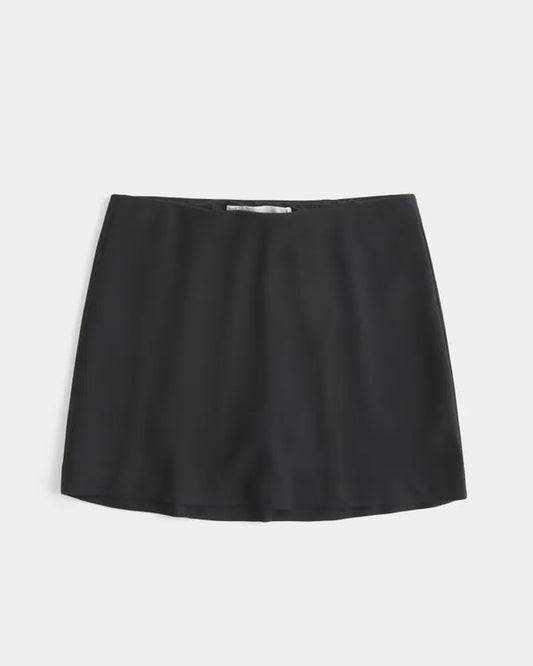 High-Rise A-Line Mini Skort