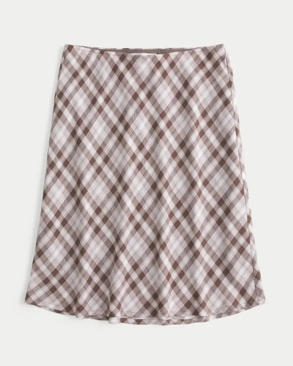 Crepe Knee-Length Skirt