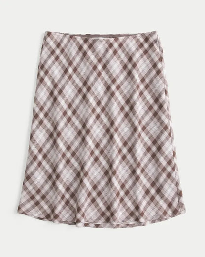 Crepe Knee-Length Skirt