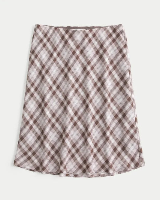 Crepe Knee-Length Skirt
