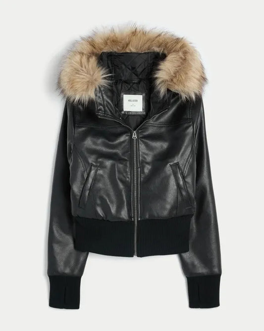 Hollister Peyton Faux Leather Jacket