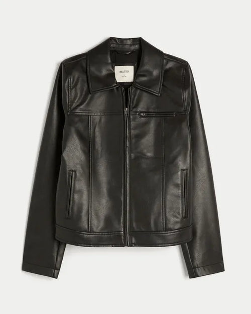 Faux Leather Jacket