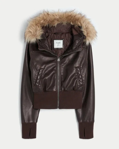 Hollister Peyton Faux Leather Jacket
