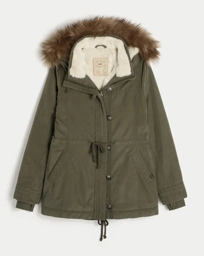 Faux Fur-Lined Parka