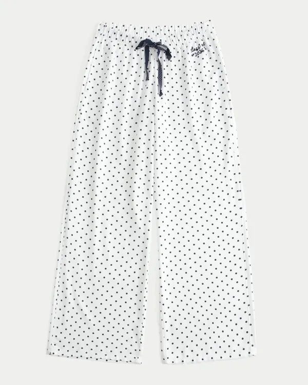Flannel Wide-Leg Class of 2026 Graphic Pants