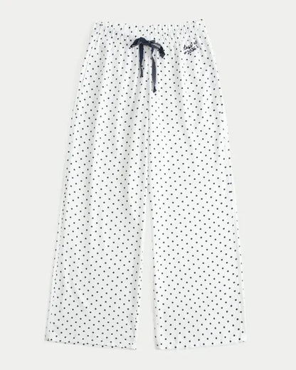 Flannel Wide-Leg Class of 2026 Graphic Pants