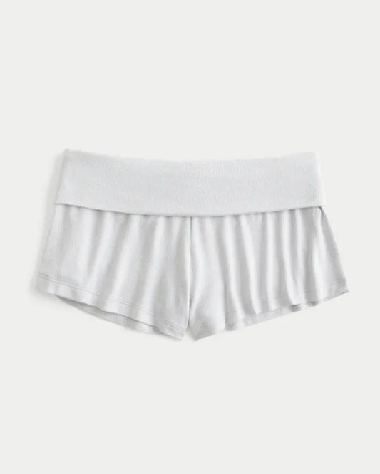 Always Cozy Foldover Flutter Shorts