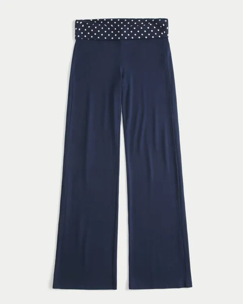 Always Cozy Foldover Flare Pants