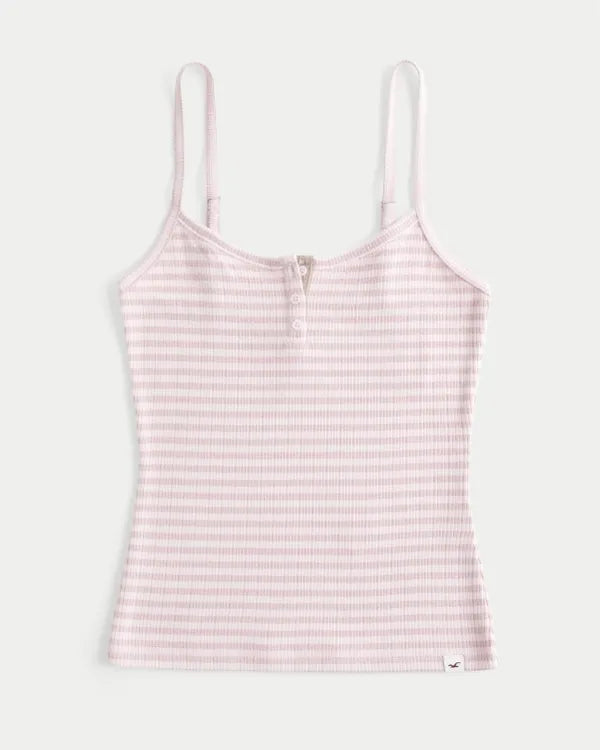 Ultimate Cozy Pointelle Henley Tank