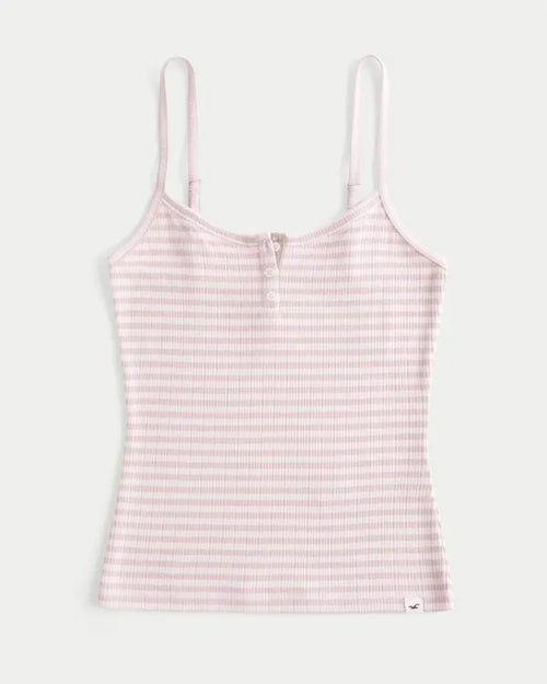 Ultimate Cozy Pointelle Henley Tank