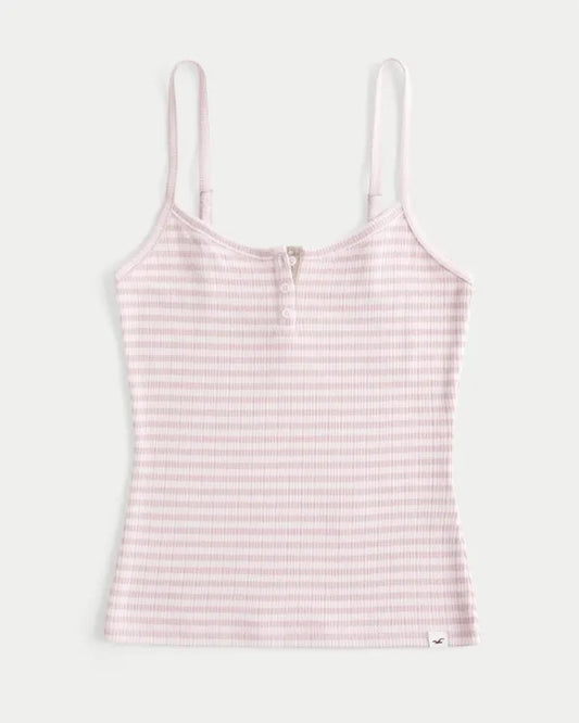 Ultimate Cozy Pointelle Henley Tank