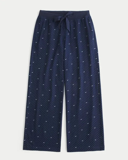 Hollister Remi Flannel Wide-Leg Pants