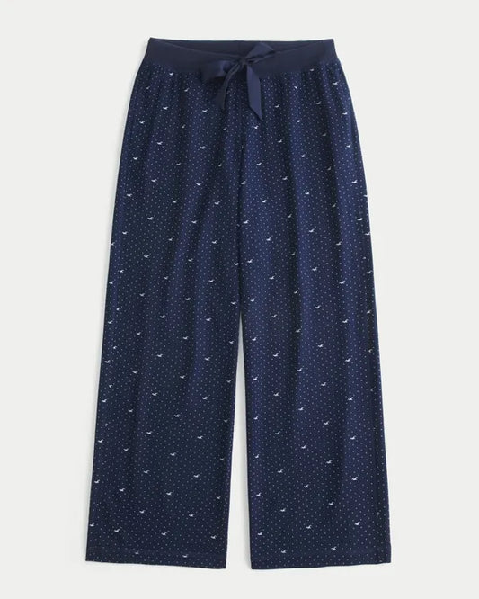 Hollister Remi Flannel Wide-Leg Pants