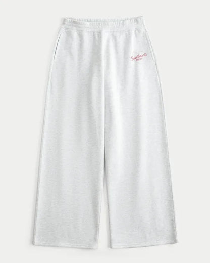 Hollister Feel Good Sweetheart Graphic Baggy Sweatpants