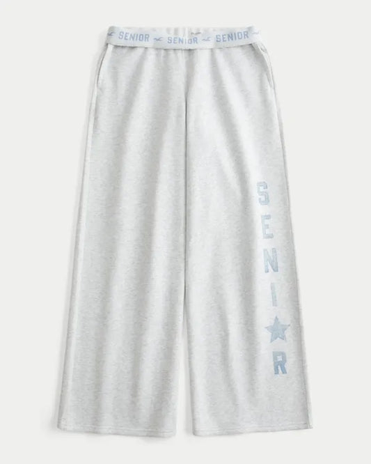 Senior Graphic Ultra Low-Rise Baggy Sweatpants