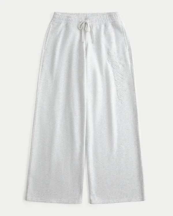 Low-Rise Logo Graphic Baggy Sweatpants