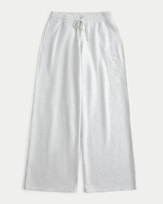 Low-Rise Logo Graphic Baggy Sweatpants
