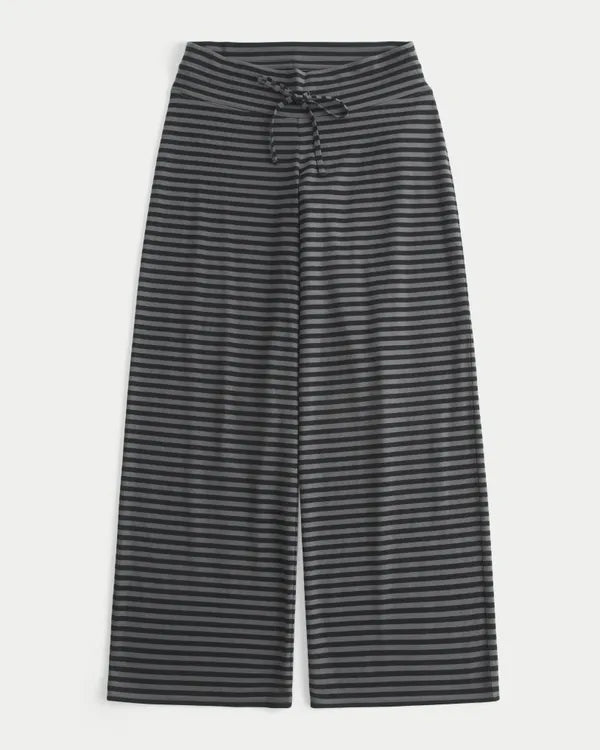 Knit Wide-Leg Pants